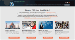Desktop Screenshot of citiesbeautiful.org